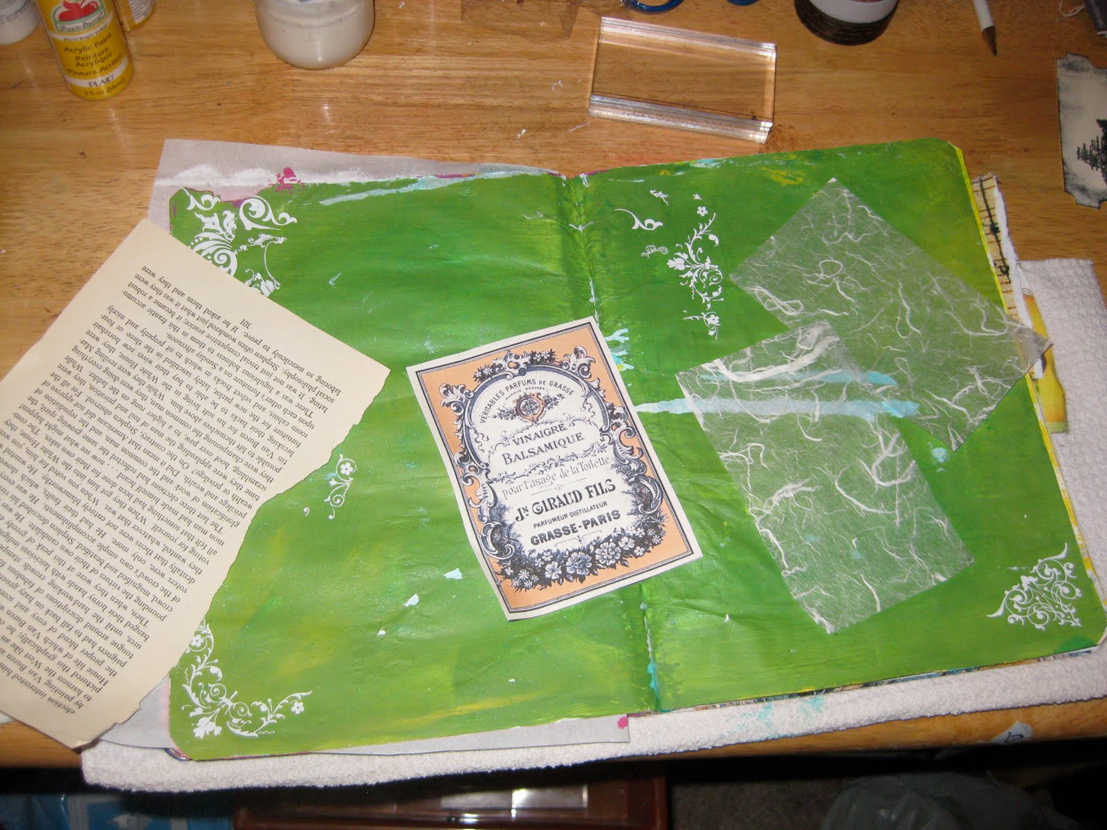 Black Sunshine Notes Art Journal Process