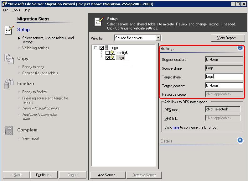 File server migration toolkit: