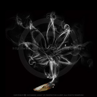 pot leaf smoke