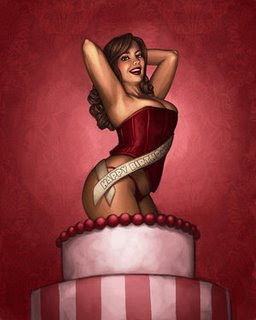 felicitar cumpleaños - Página 20 Stripper+cake