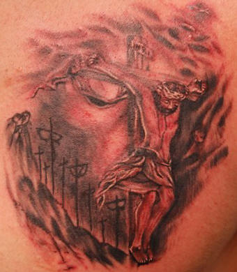 Tatto on Tattoo Usa 3d Jesus Tatoo