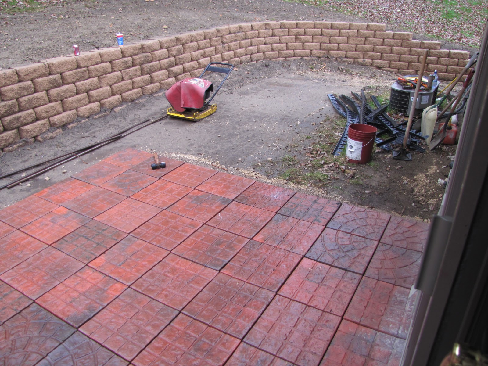 Sustainably Chic Designs Backyard Makeover Day 2 Progress