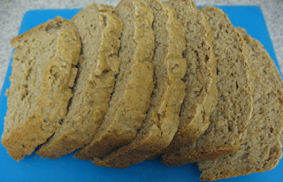 bulgur, oats, flax, and bran bread for bread machine, adapted from Kalyn's Kitchen