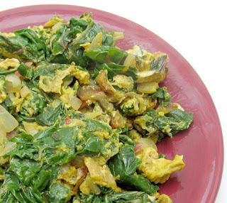 Swiss chard scramble