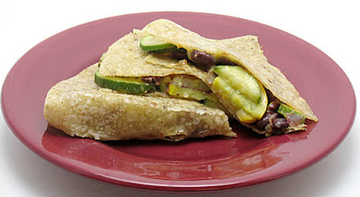 Eat This Zucchini Mushroom And Kidney Bean Quesadilla Recipe