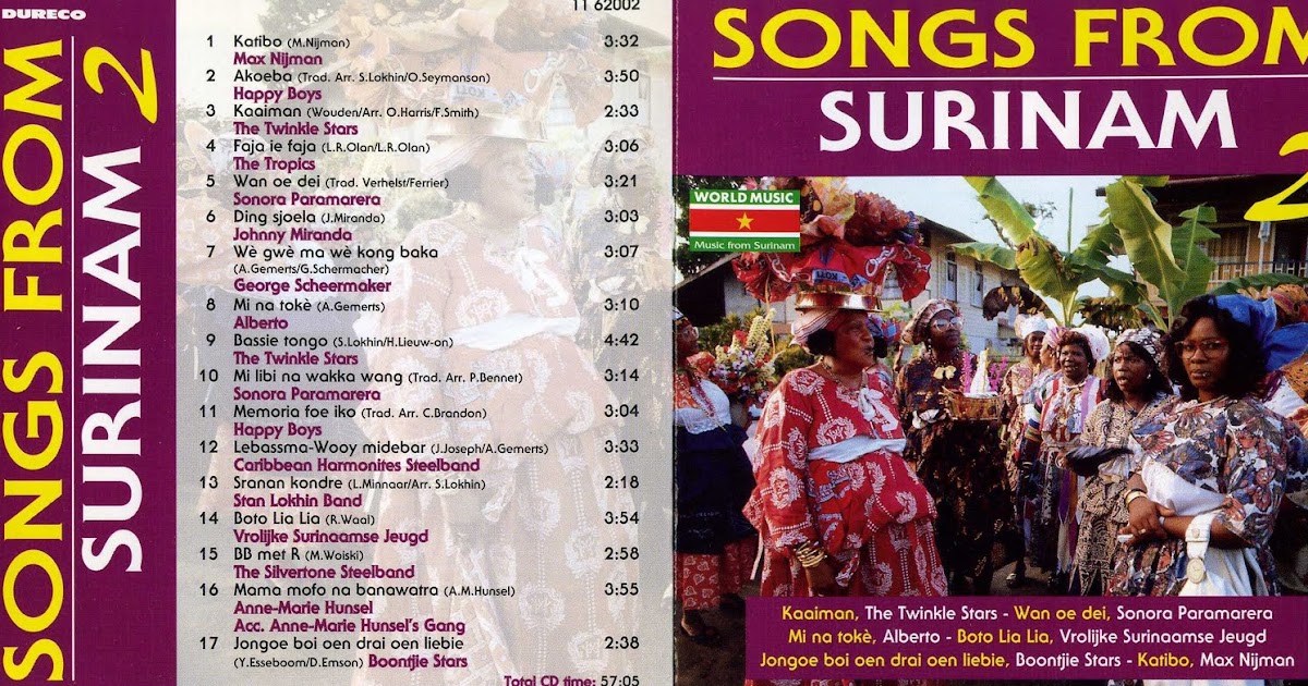 Swietie Sranang aka Sweet Suriname CD Songs From Suriname Vol 2