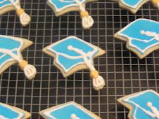 Graduation Cap cookies