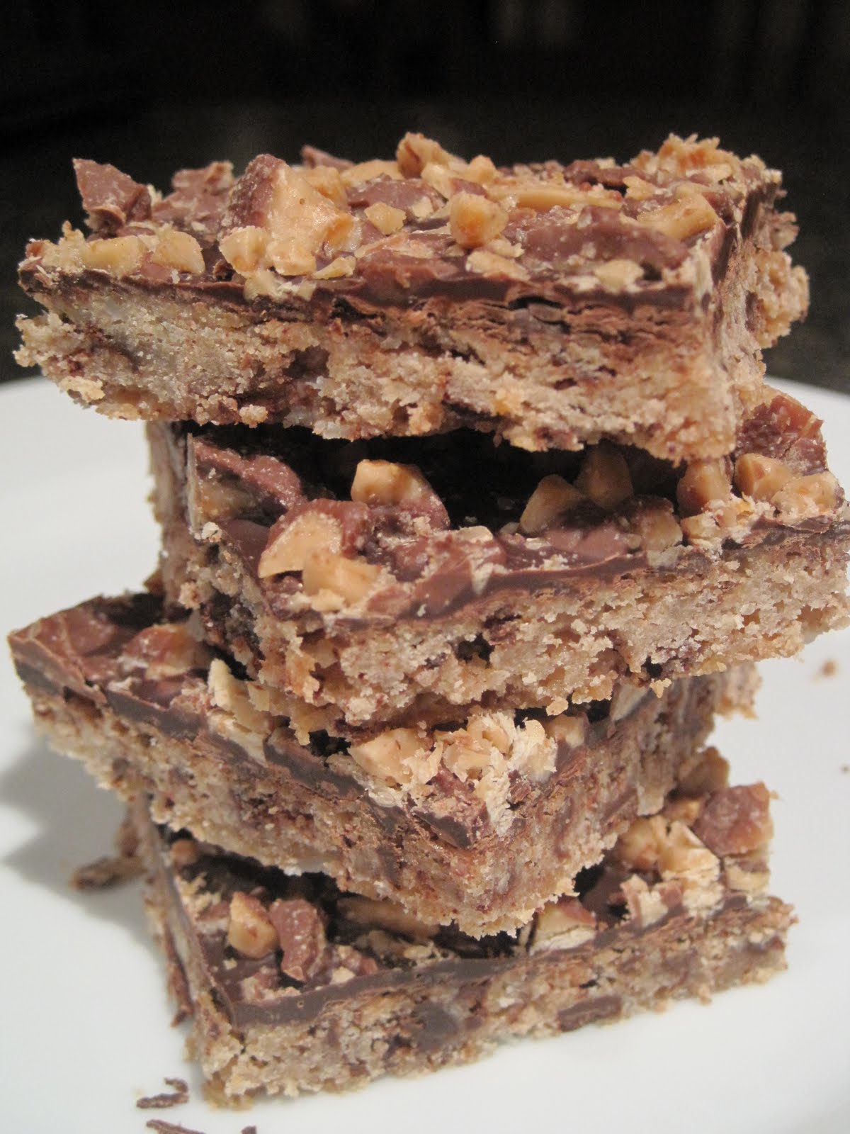 Sweet Escape Chocolate Toffee Shortbread Bars