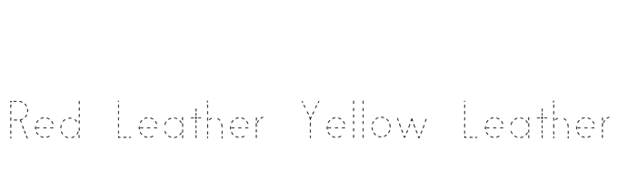 Red Leather Yellow Leather