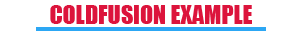 coldfusion example