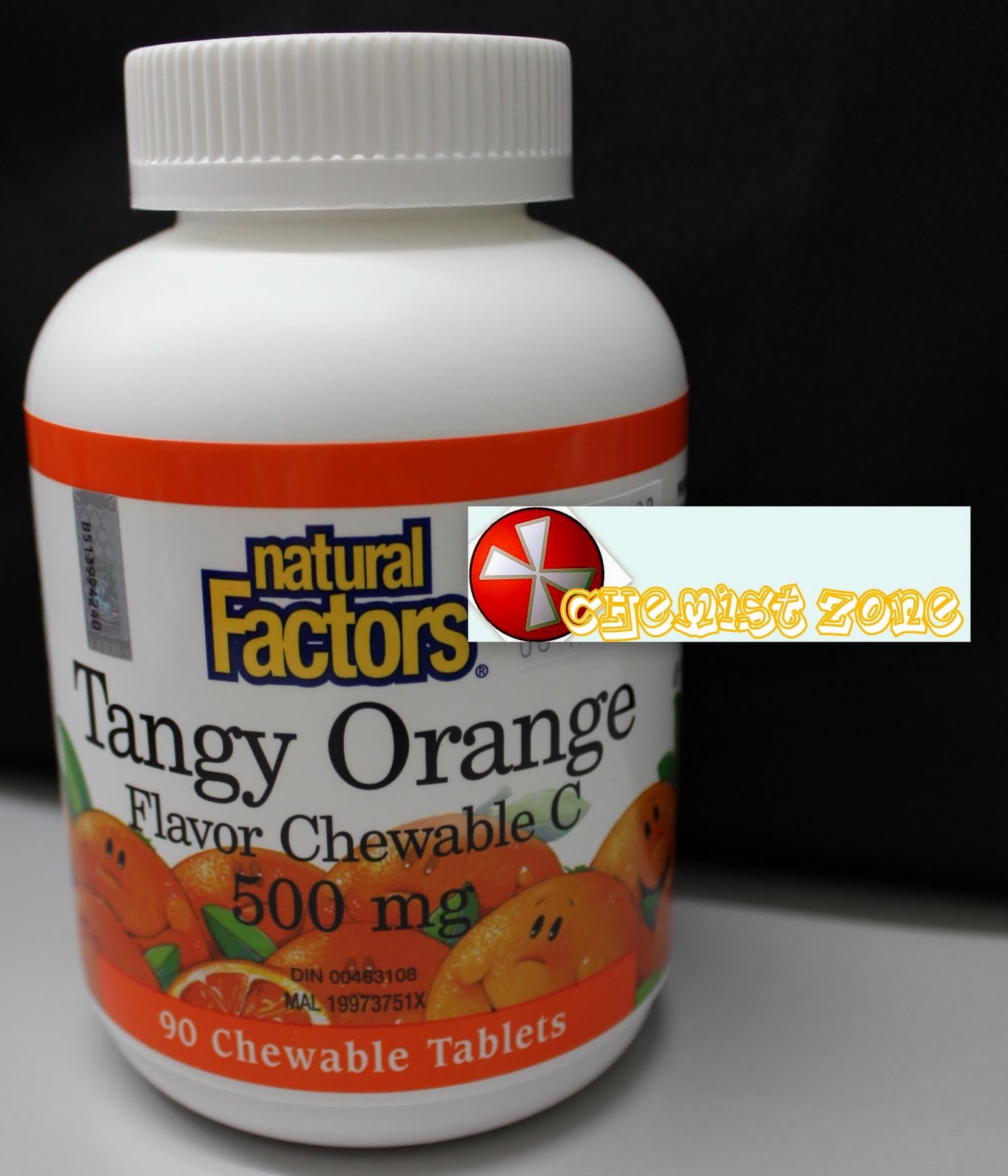 Chemist Zone Natural Factors Tangy Orange