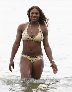 Hot American Tennis Player Serena Williams Bikini Image