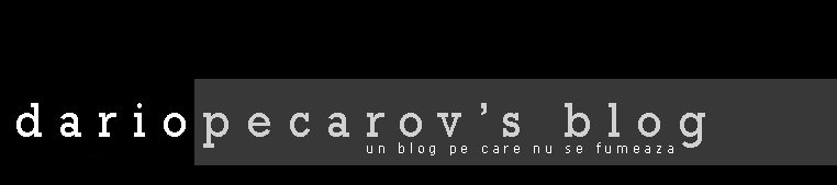 dariopecarov's blog