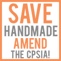 Save Handmade Amend the CPSIA