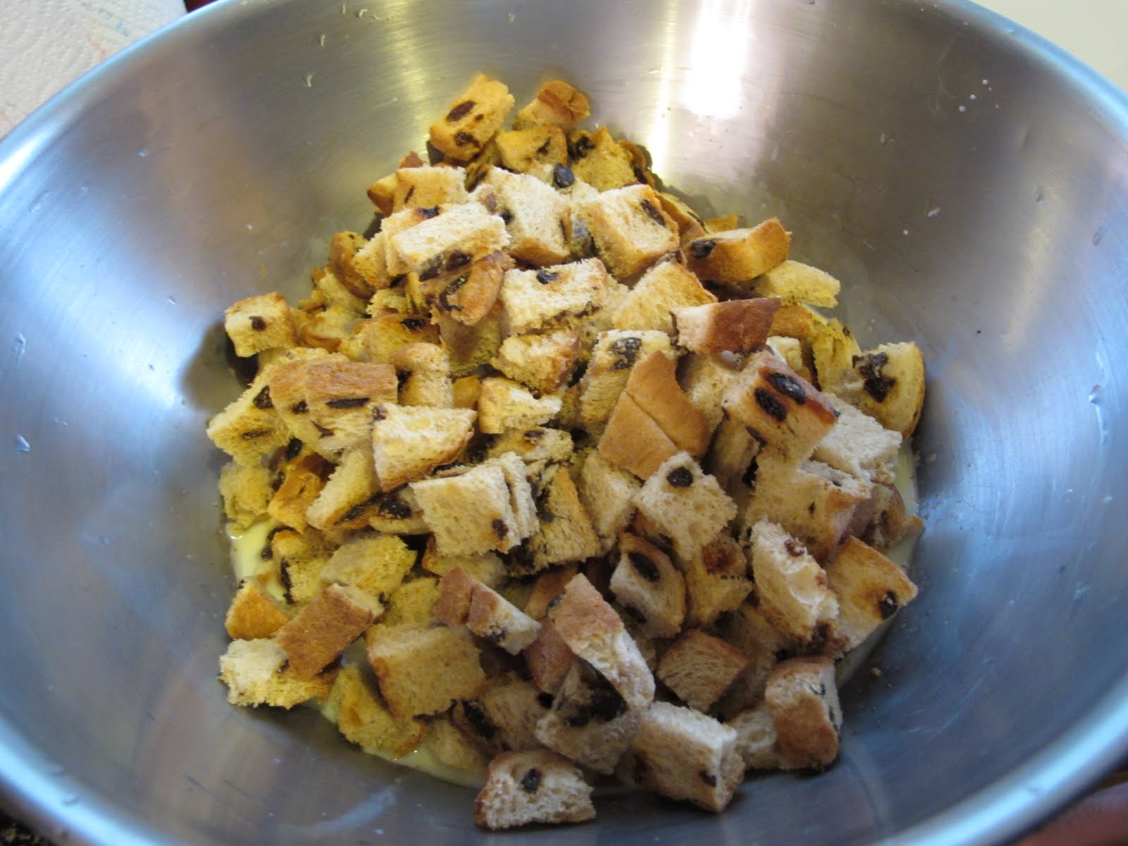 Classy Eats Jessica's Raisin Bread Stuffing.