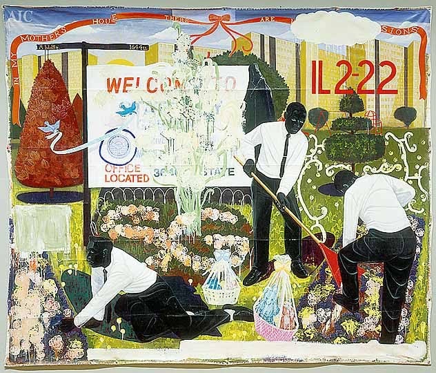 Breaking Perceptions Art Many Mansions by Kerry James Marshall