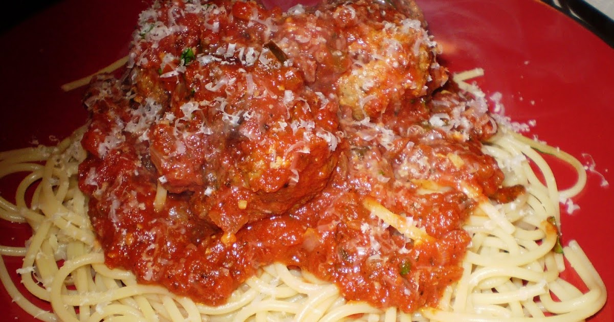 Sarah's Life in Food! Recipe Spotlight Spaghetti and Meatballs