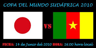 Resultado Japon Vs Camerun