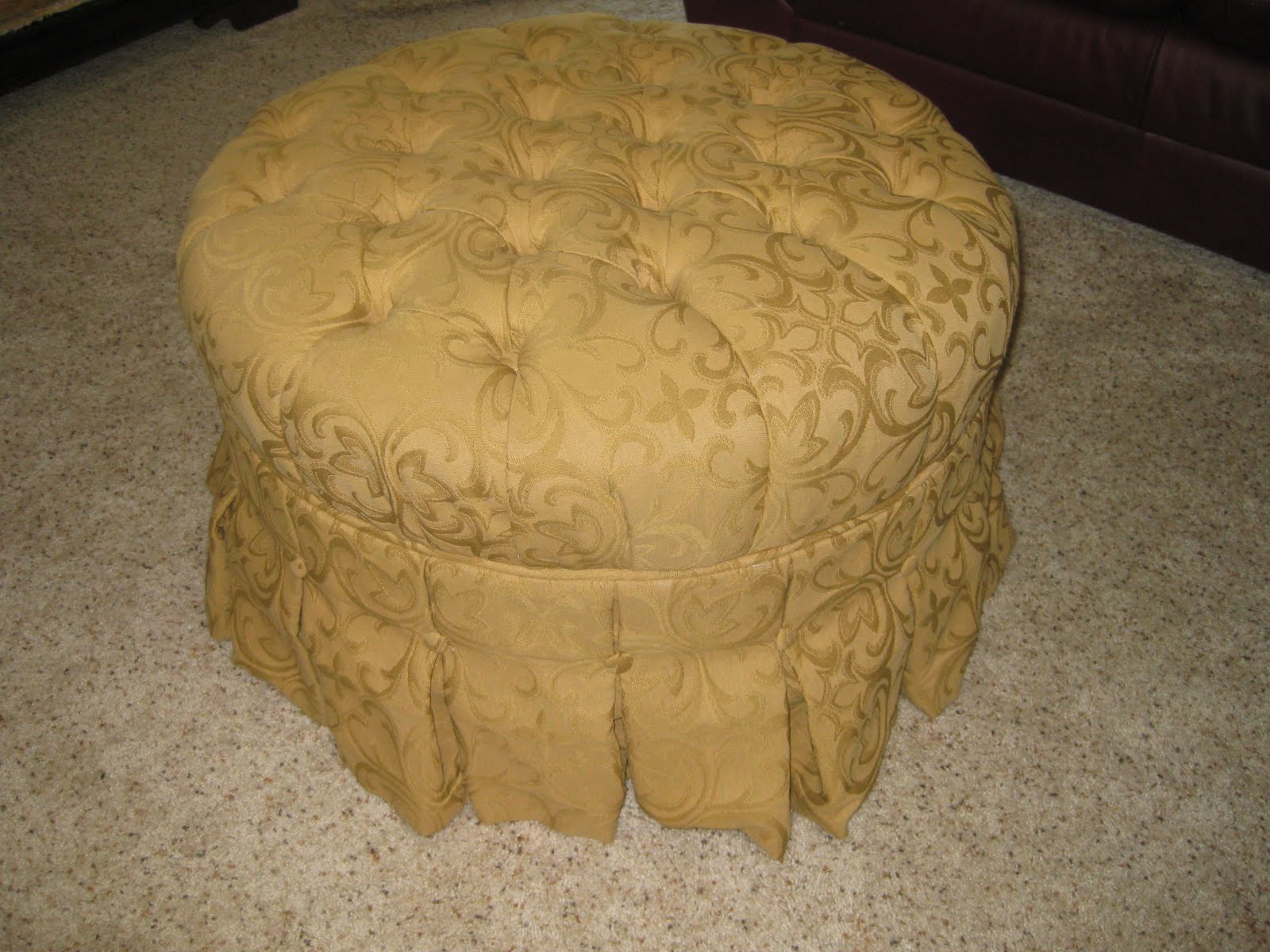 How To Make Your Own Ottoman Cover at Cindy Bender blog