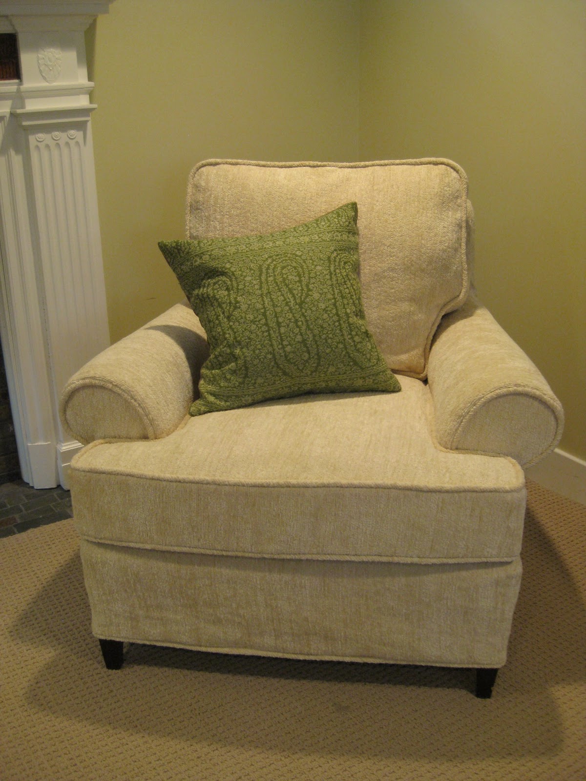 Custom Slipcovers by Shelley Club chair