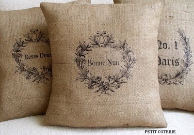 Salvage In The City Burlap Not Too Shabby
