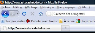 capture d'écran Firefox