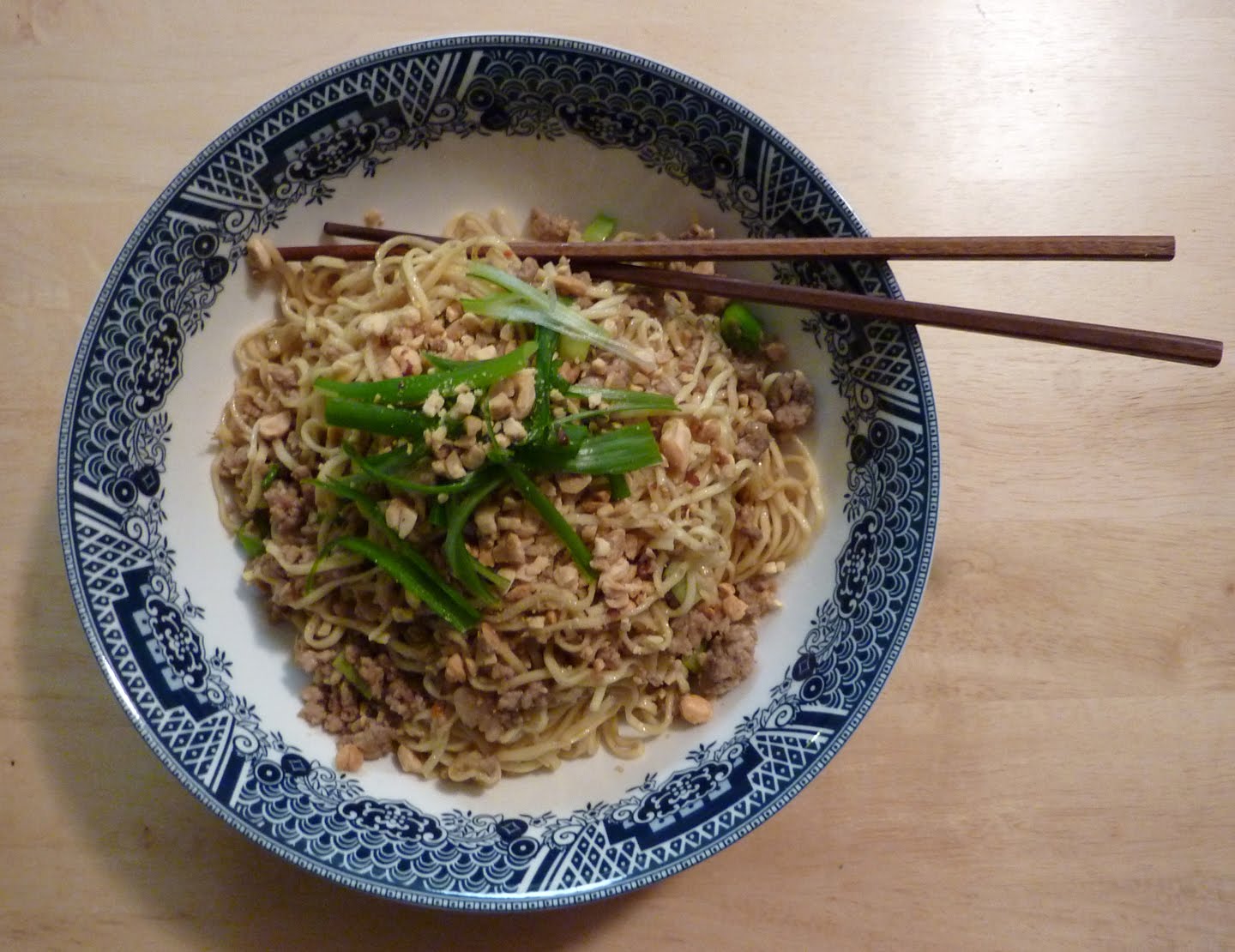 ShoeboxChef Chinese Egg Noodles with FiveSpice Pork