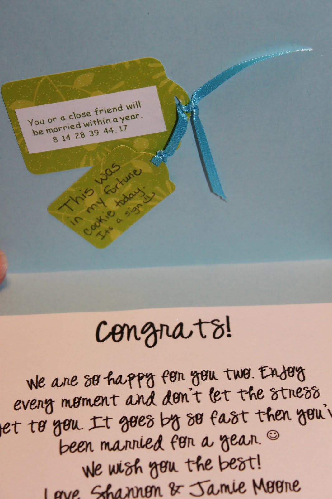 Cricut Engagement Card