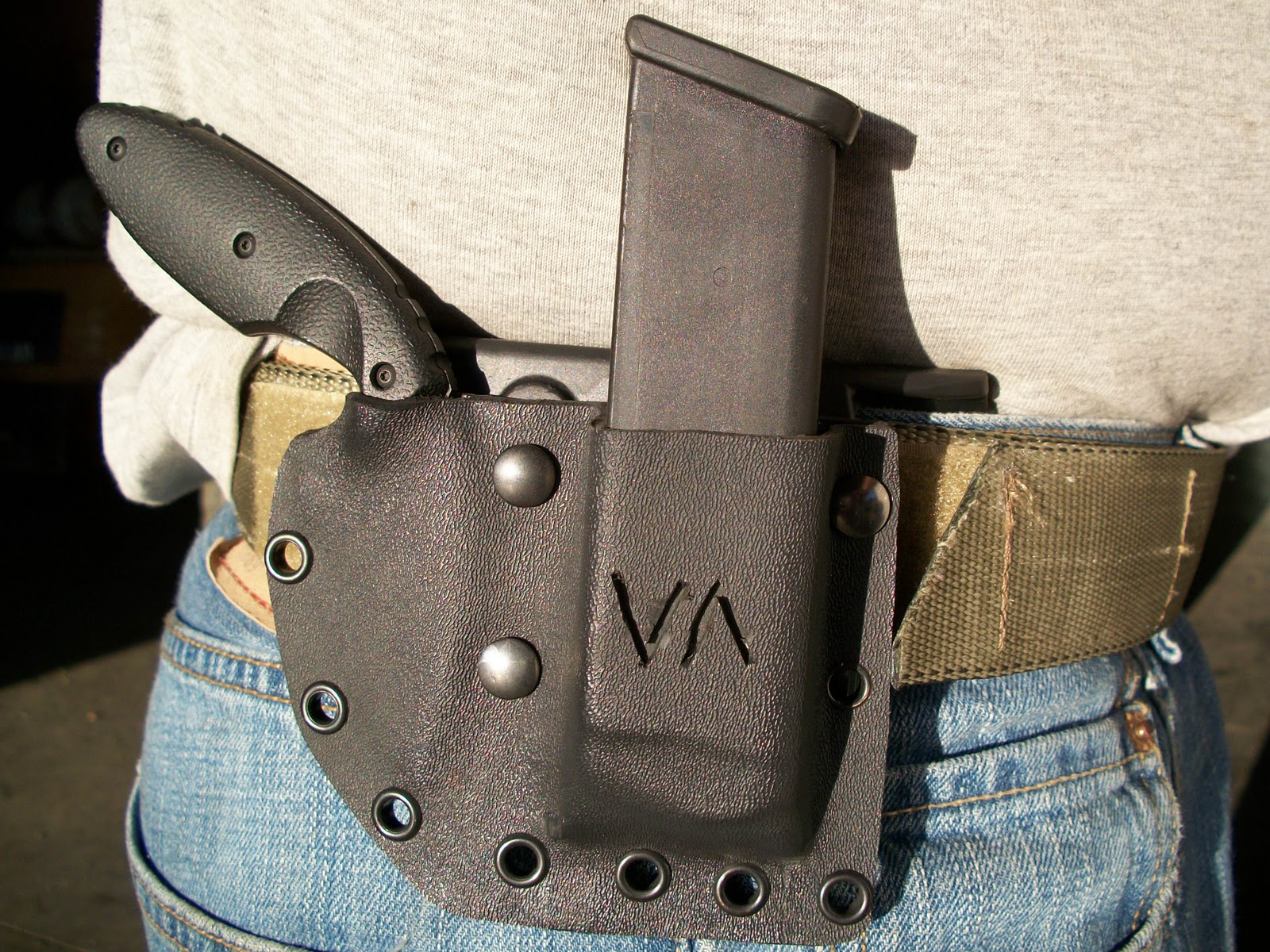 Violence Of Action Industries KABAR TDI knife magazine combo paddle