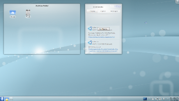 Kubuntu 10.10 Maverick Meerkat Maverick-desktop-wee