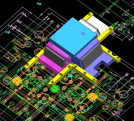 Mesin dan Mold Desain: Pembuatan gambar 3D dari 2D