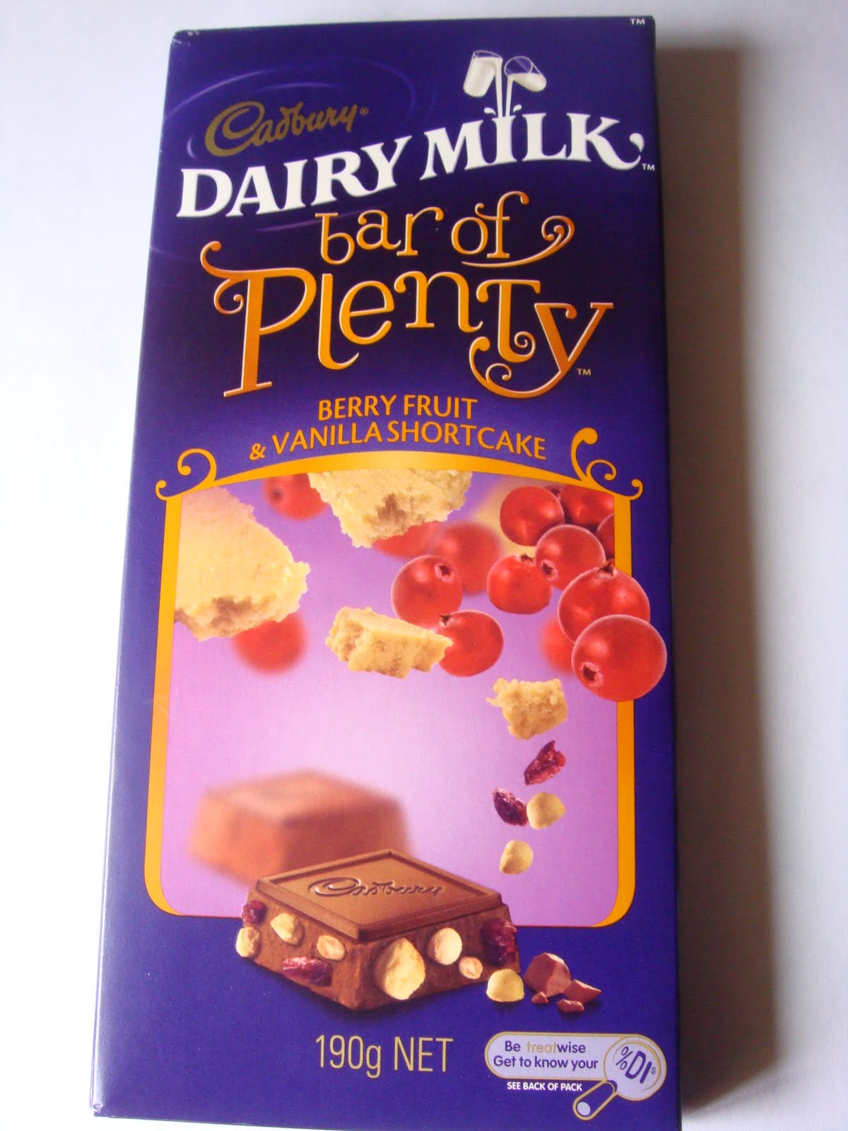Eye Eat Cadbury Dairy Milk Bar of Plenty