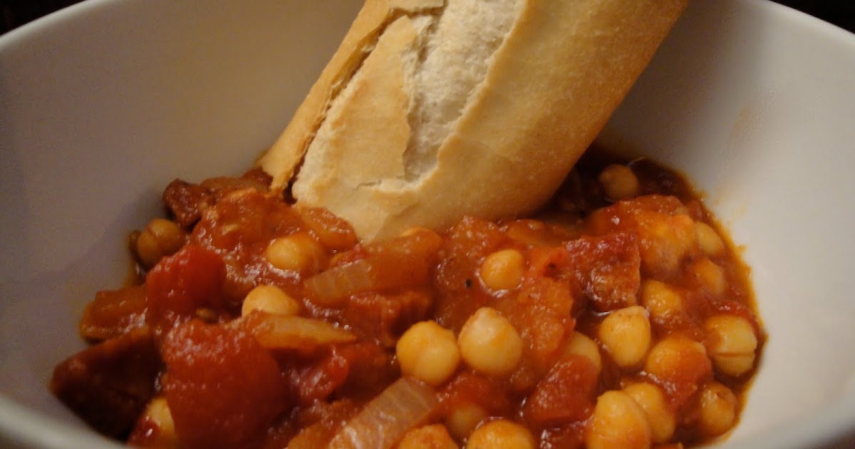 Team Inglis Alex's Portuguese Chorizo Chickpea Dish