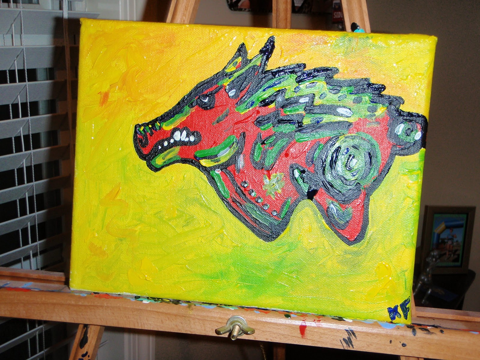Kara's Kustom Art Razorback Paintings