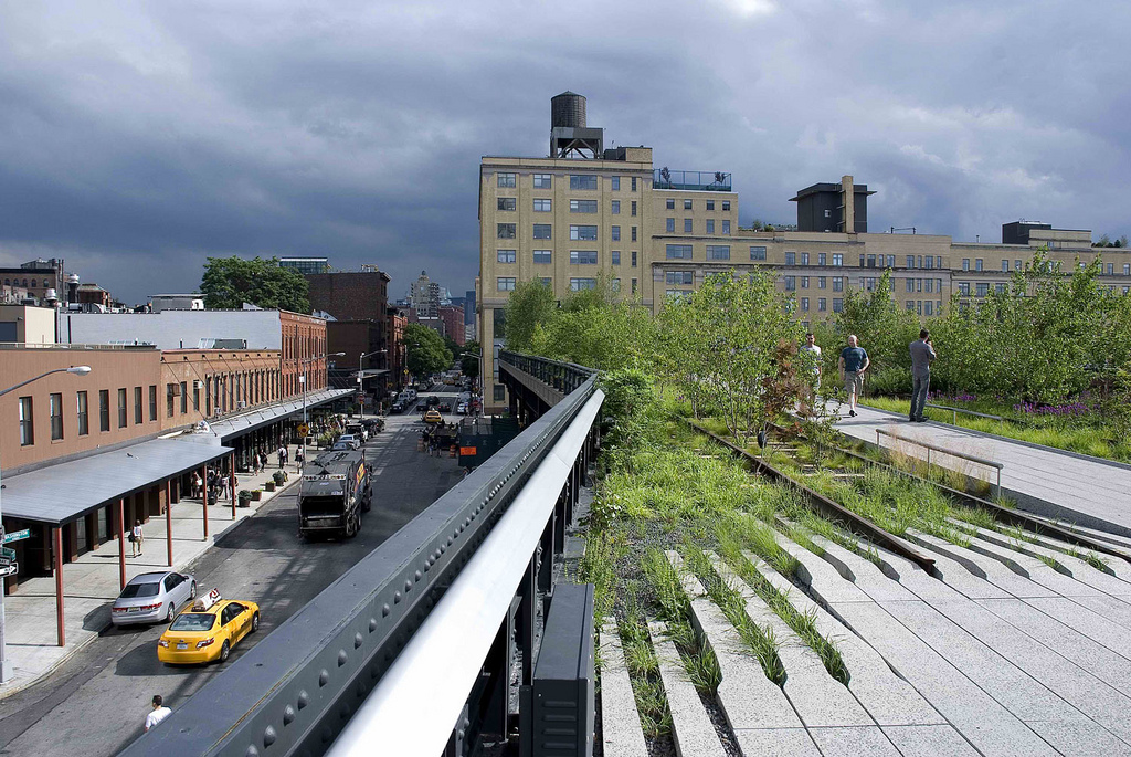 High Line Check out this beautiful aerial greenway in New York City