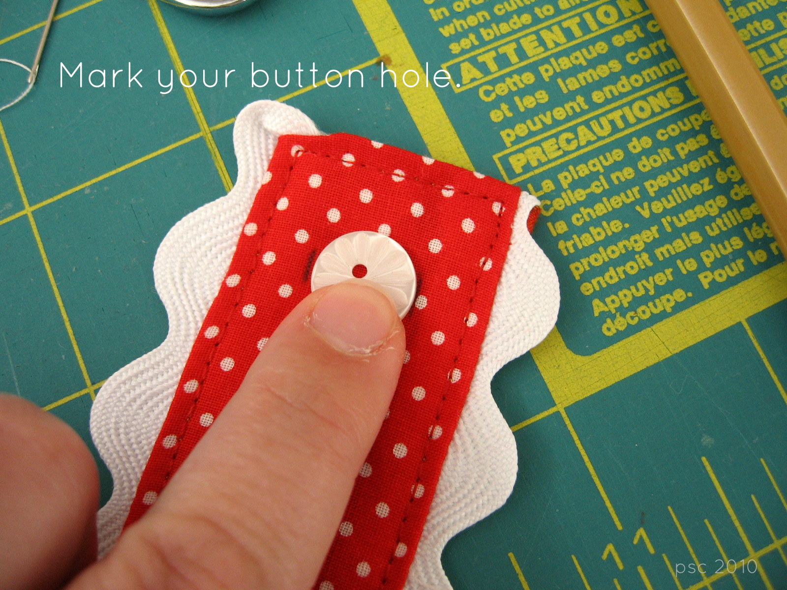 Pickup Some Creativity Reversible Fabric Napkin Ring Tutorial