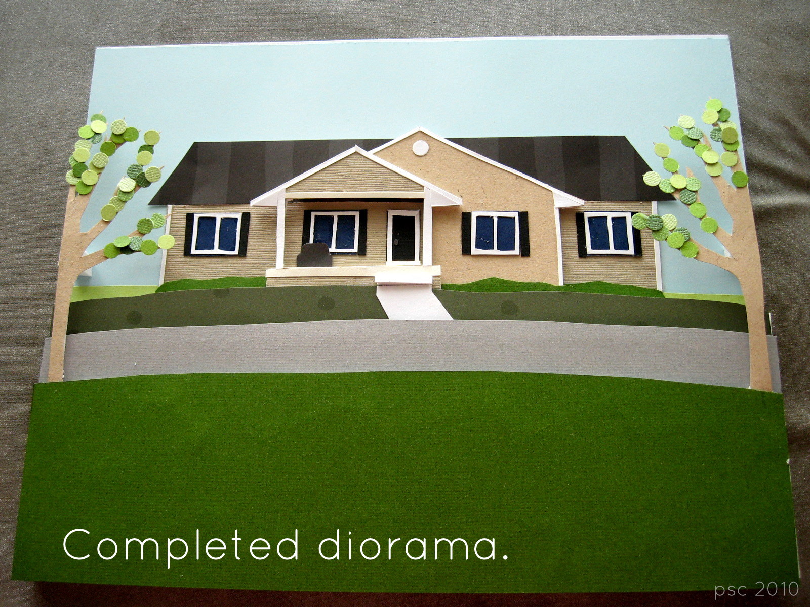 Pickup Some Creativity House Diorama Tutorial
