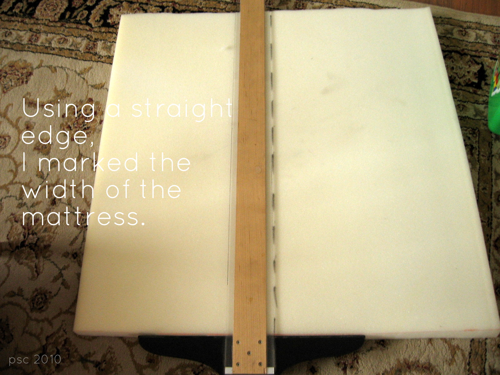 Pickup Some Creativity Doll Crib Mattress and Sheet Tutorial