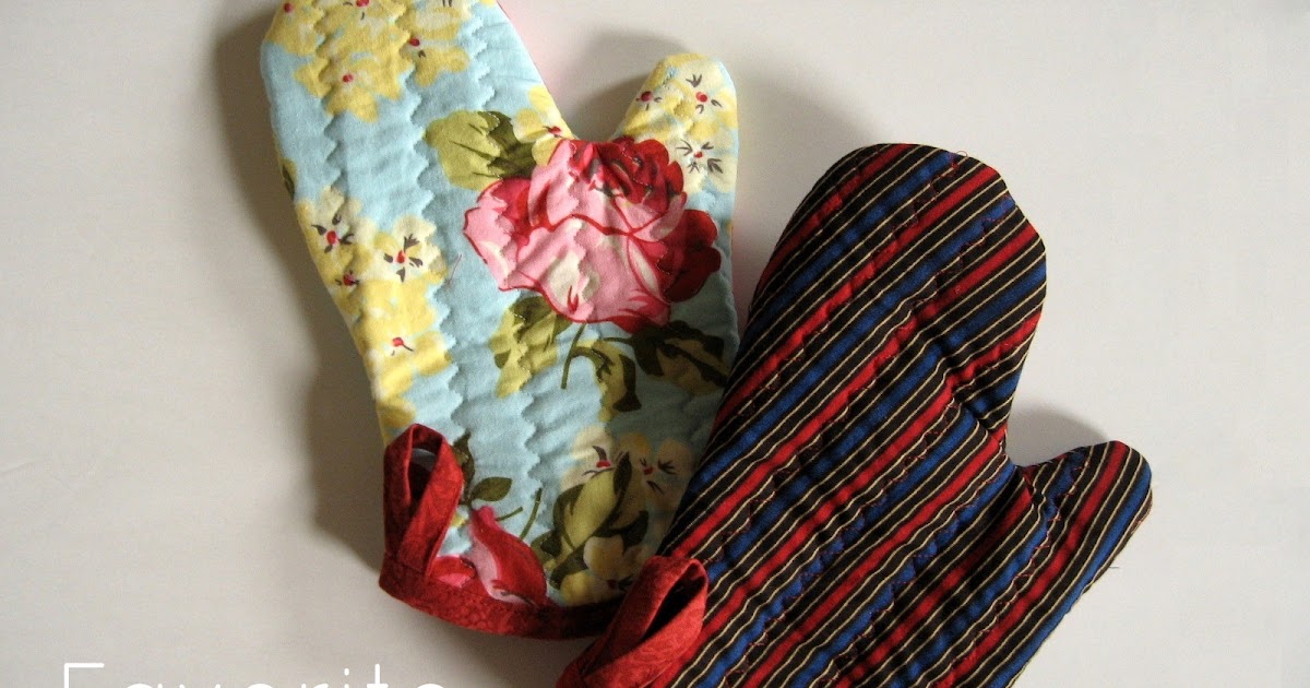 Pickup Some Creativity Favorite Oven Mitt Tutorial, with free template.