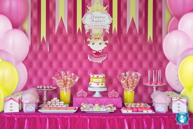 Pink And Yellow Table Decorations Photograph One Of My Fav