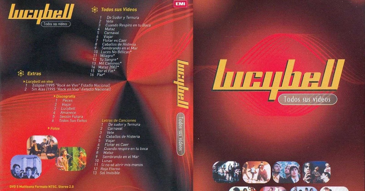 Listado de DVD Musicales, Peliculas, Discografias. Lucybell.