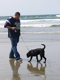 Max and Lucy at the Beach