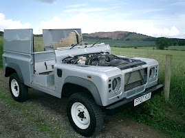 What remained of the Land Rover