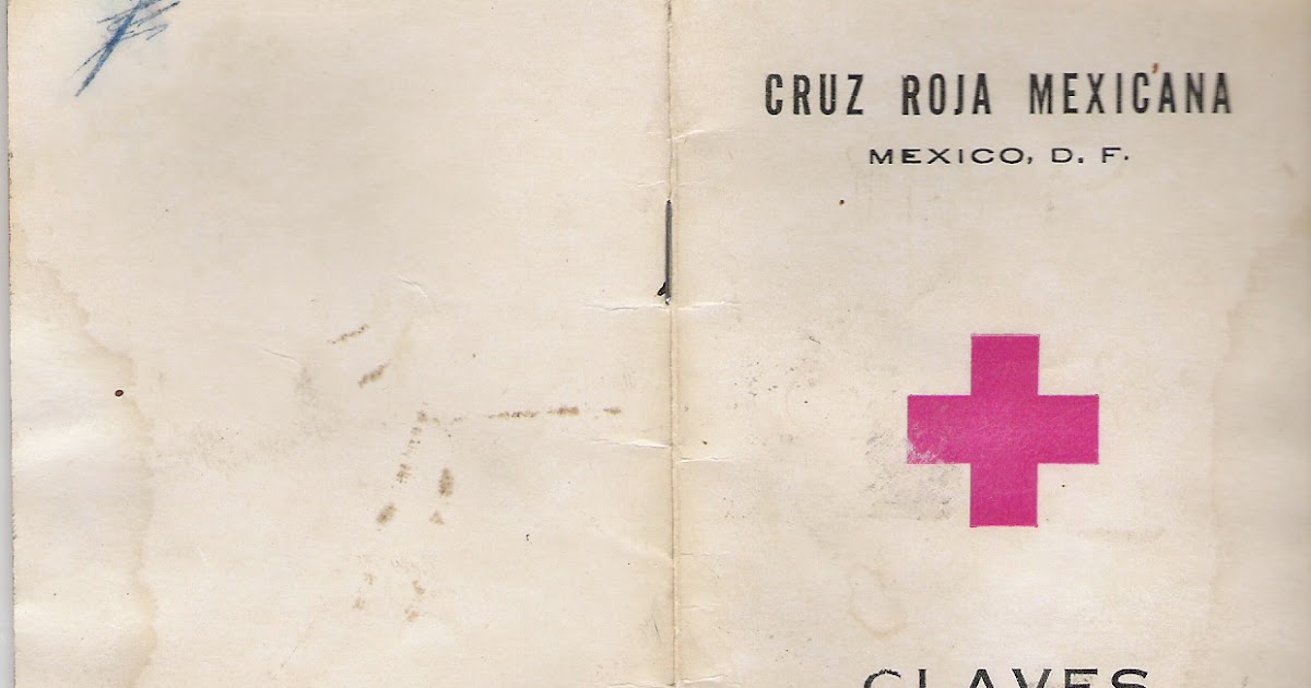 Cruz Roja Mexicana Claves de radio