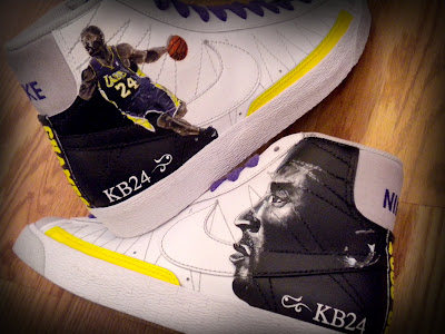 Nike Shoes Customize on Custom Shoe  Kobe Bryant  I Told You So  Championship Nike Blazer