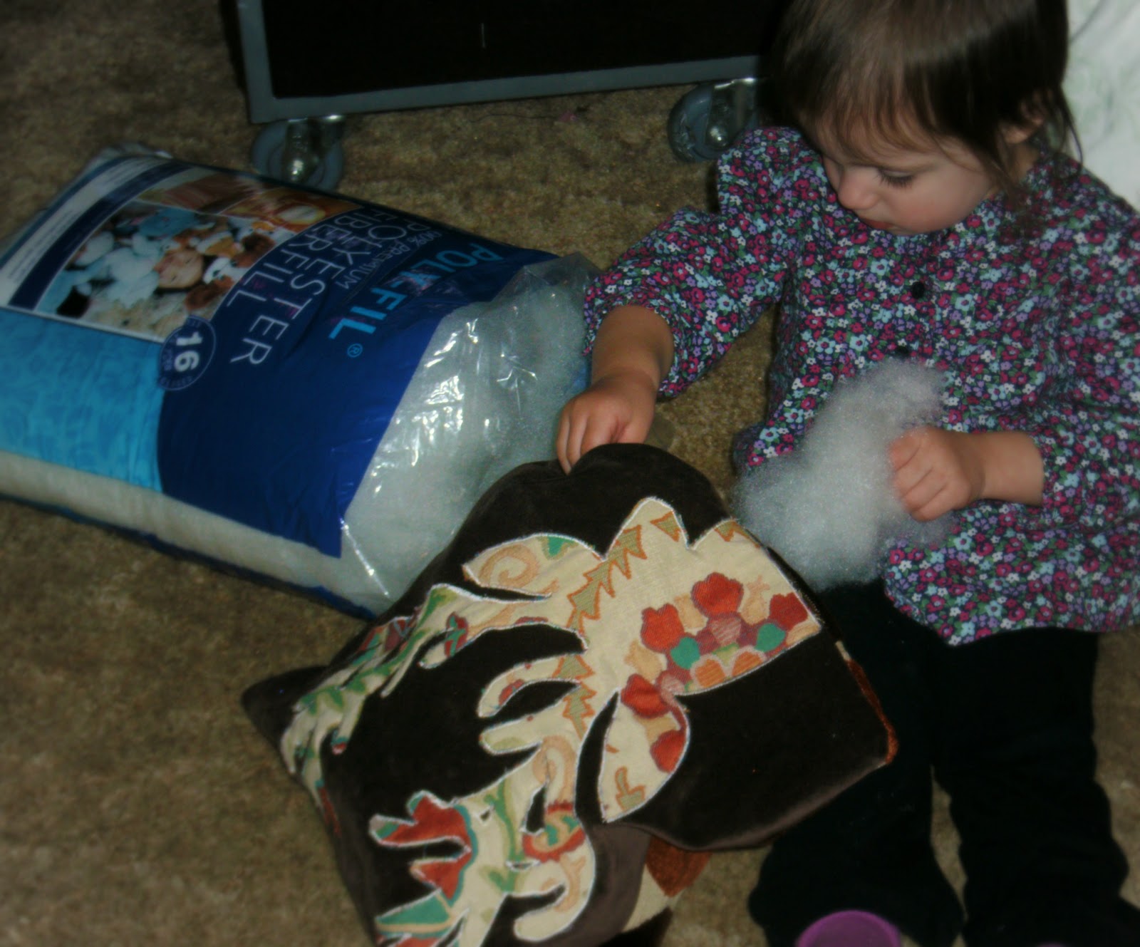 Sew Homegrown DIY Anthropologieinspired "blooming deer" pillow