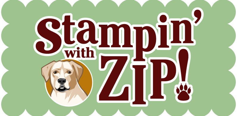 Stampin with Zip!