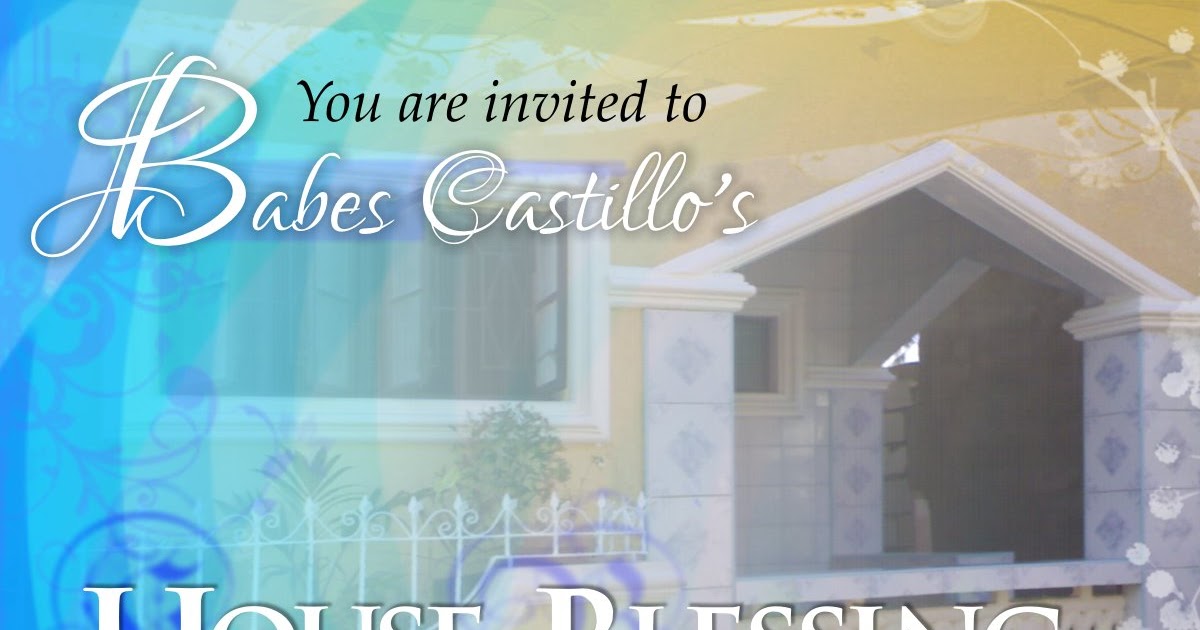 yajooh house blessing invitation