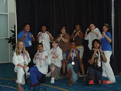 My daughter's TKD (taekwondo)team