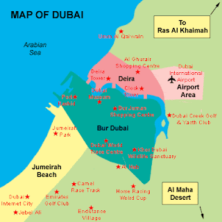 Dubai+map+world